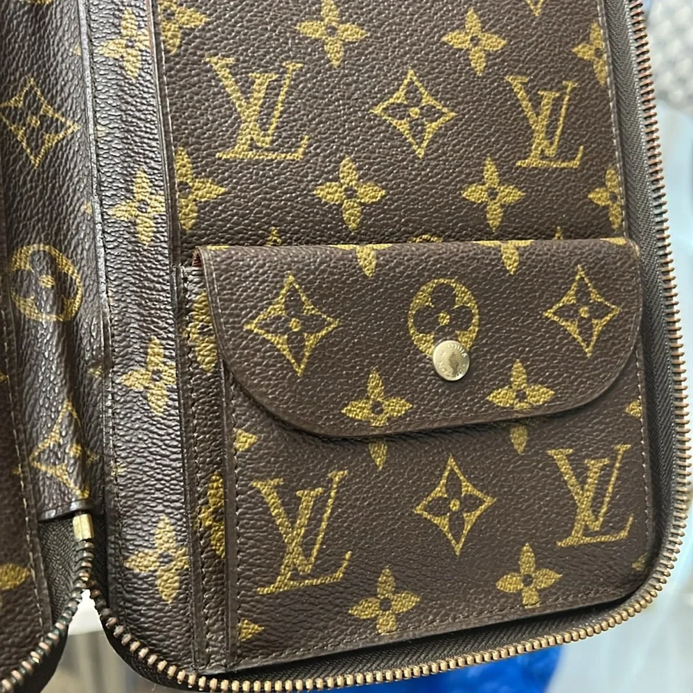 Louis Vuitton Brown Monogram Canvas Hand Pouch